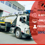 camion telesopico con canasto